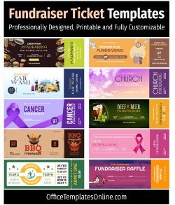 11+ FREE Fundraiser Ticket Templates in MS Word – Download and Customize for Your Next Event