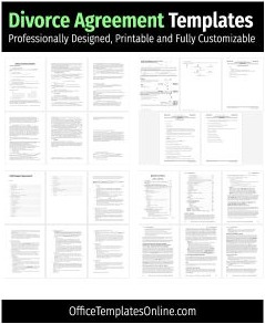 17+ FREE Agreement Templates to Simplify the Divorce Process