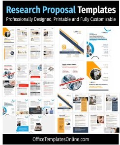 Professional and Free Research Proposal Templates in MS Word Format