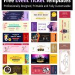 Your Ticket to Success: Explore 14+ Free Event Ticket Templates for MS Word