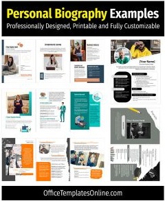 5+ Free Personal Biography Examples & Templates for MS Word