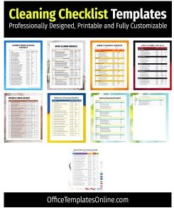 8+ Free Cleaning Checklist Templates to Enhance Your Environment