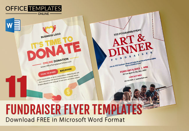 fundraiser flyer templates microsoft word