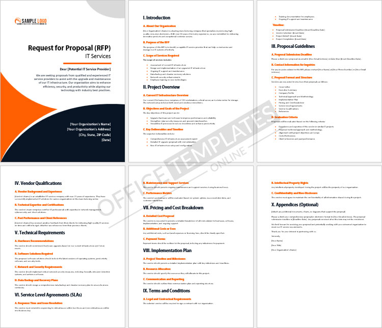 7+ Free RFP - Request for Proposal Templates for MS Word