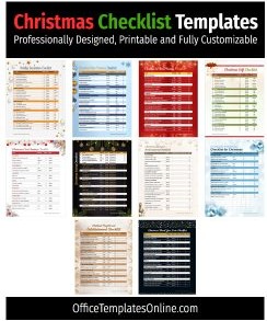 16+ Free Christmas Checklist Templates: Holiday Happiness at Your Fingertips