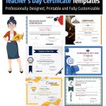 12+ Free Customizable Teacher Certificate Templates for Special Awards