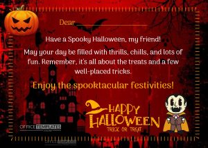 Spooky Halloween Card Template