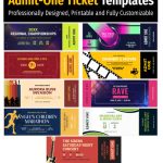 9+ Free Admit-One Ticket Templates: Flexible and Easy to Edit
