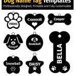 Make Your Mark: Free Printable Dog Name Tags for Every Tail-Wagger!