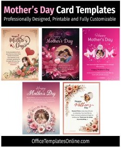 Free Mother’s Day Card Templates (Printable & Editable) – 40+ Designs