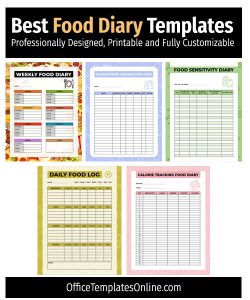 food-diary-formats