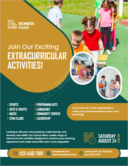 11 School Educational Flyers In MS Word FREE Templates 11 School Educational Flyers In MS Word FREE Templates