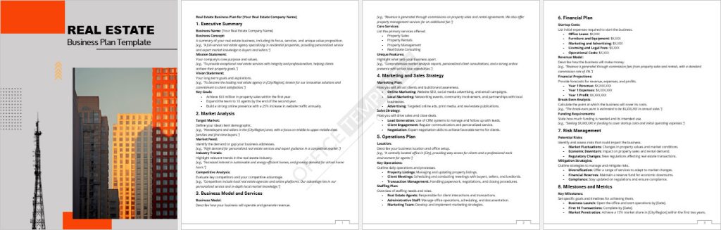real-estate-business-plan-template