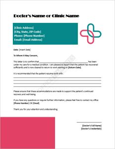 30+ Doctors Note Templates for Work and School in MS Word