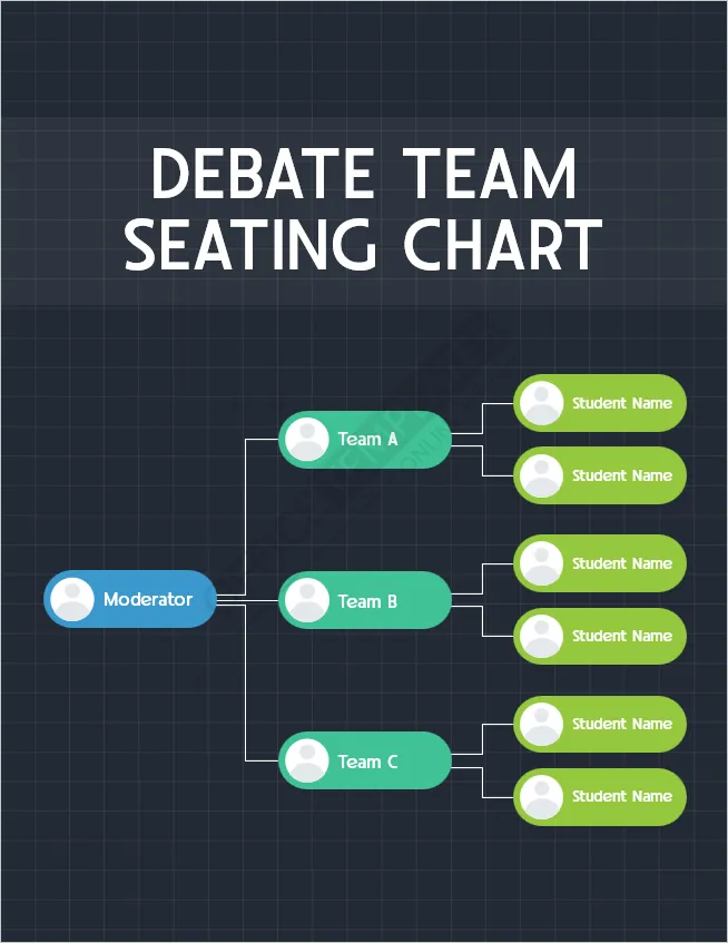 Debate Team Group Seating Chart