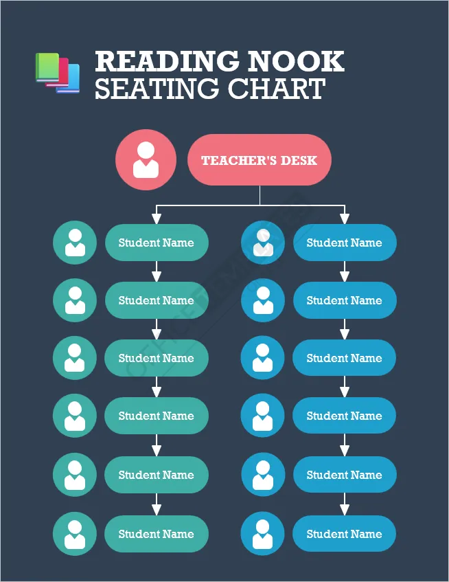 Cozy Reading Nook Seating Plan