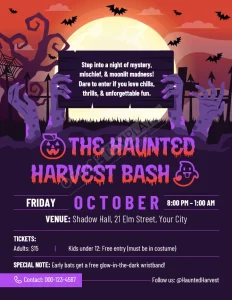 Halloween Event Flyer Template