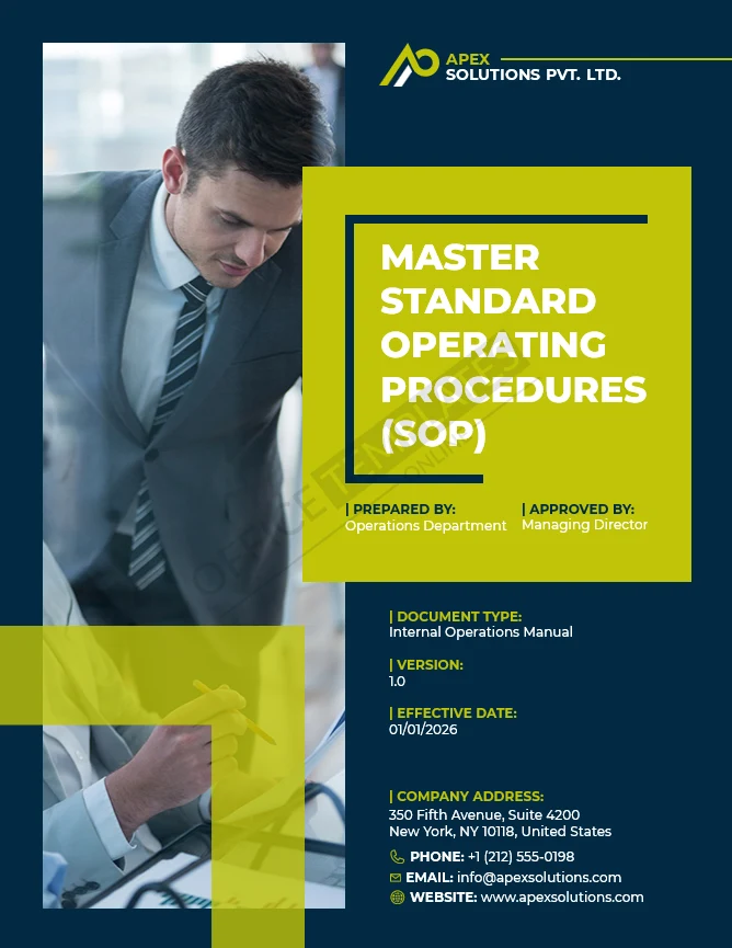 Company-Operations-Manual (Master SOP)-Cover-Page