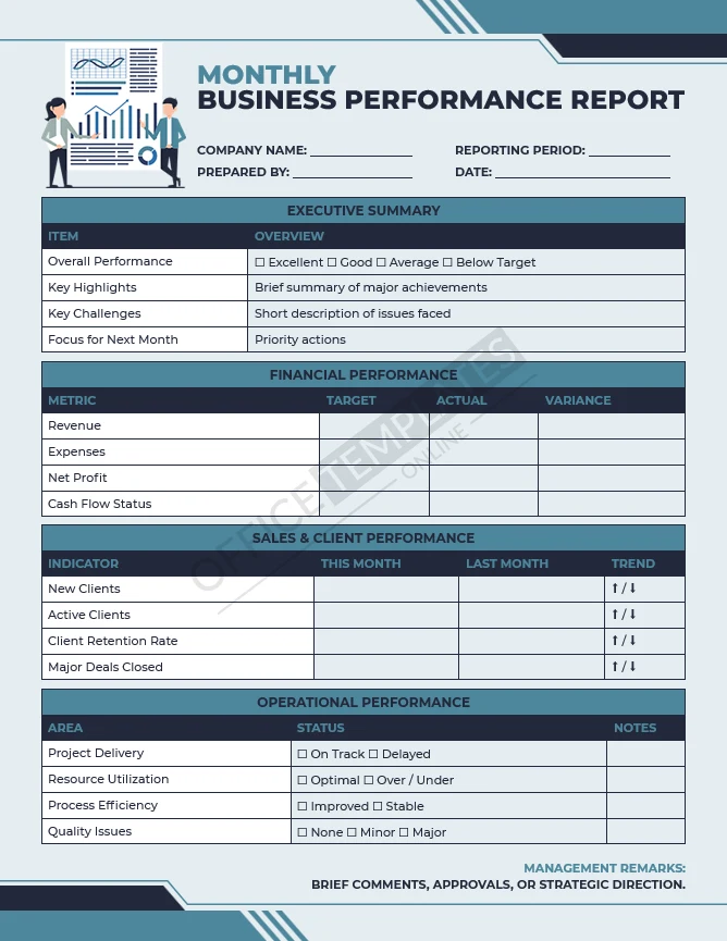 Monthly-Business-Performance-Report