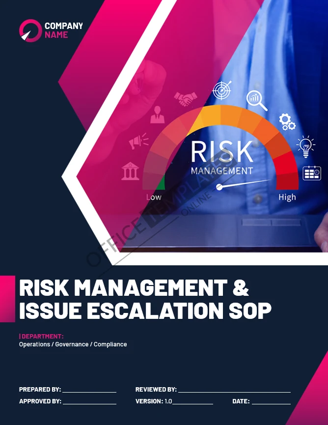 Risk-Management-&-Issue-Escalation-SOP-Cover-Page