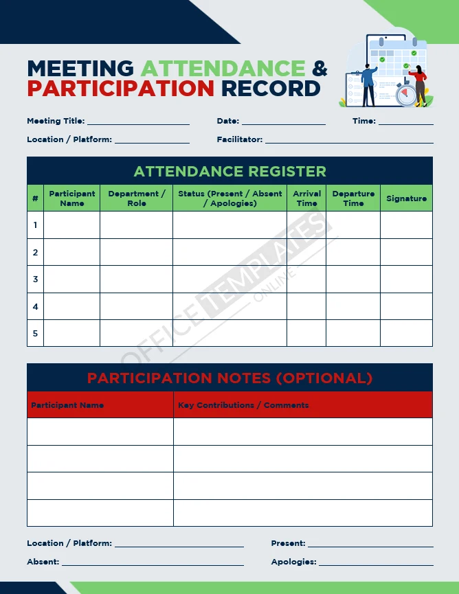 Meeting-Attendance-&-Participation-Record