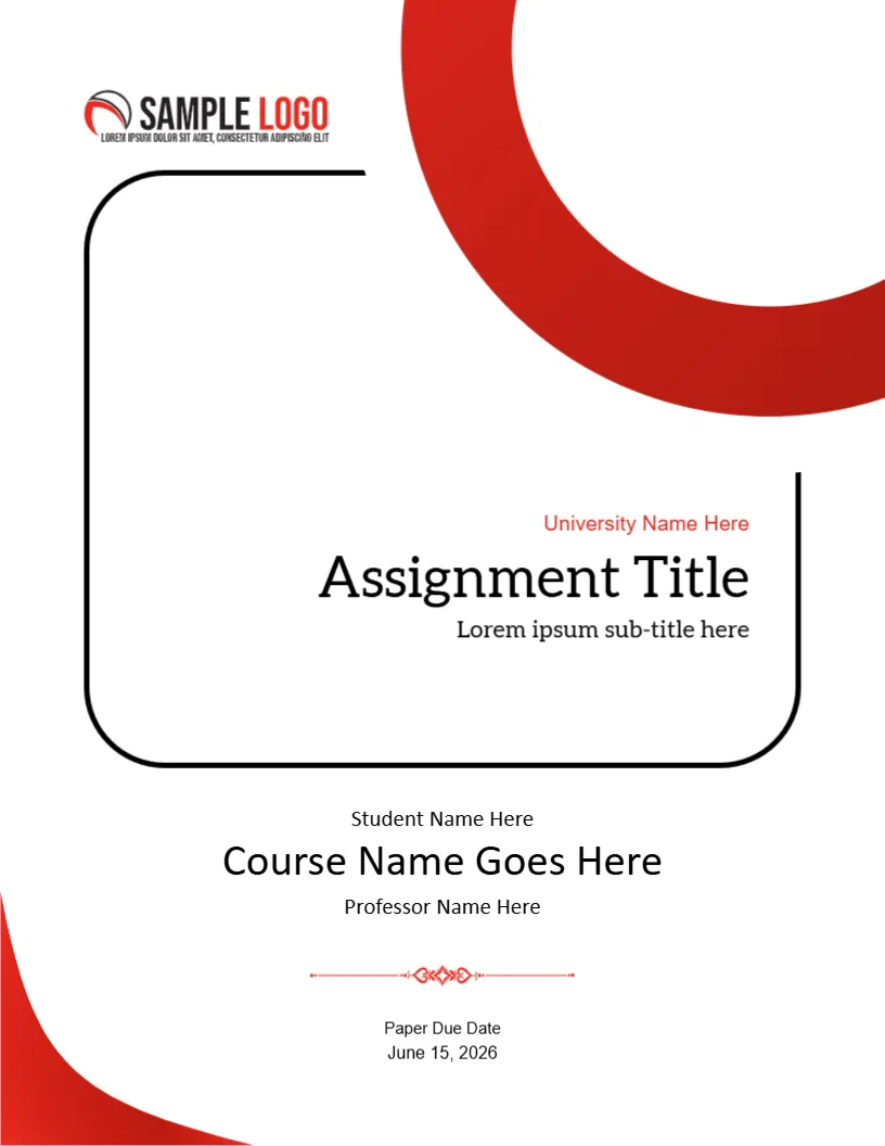Assignment Cover Page