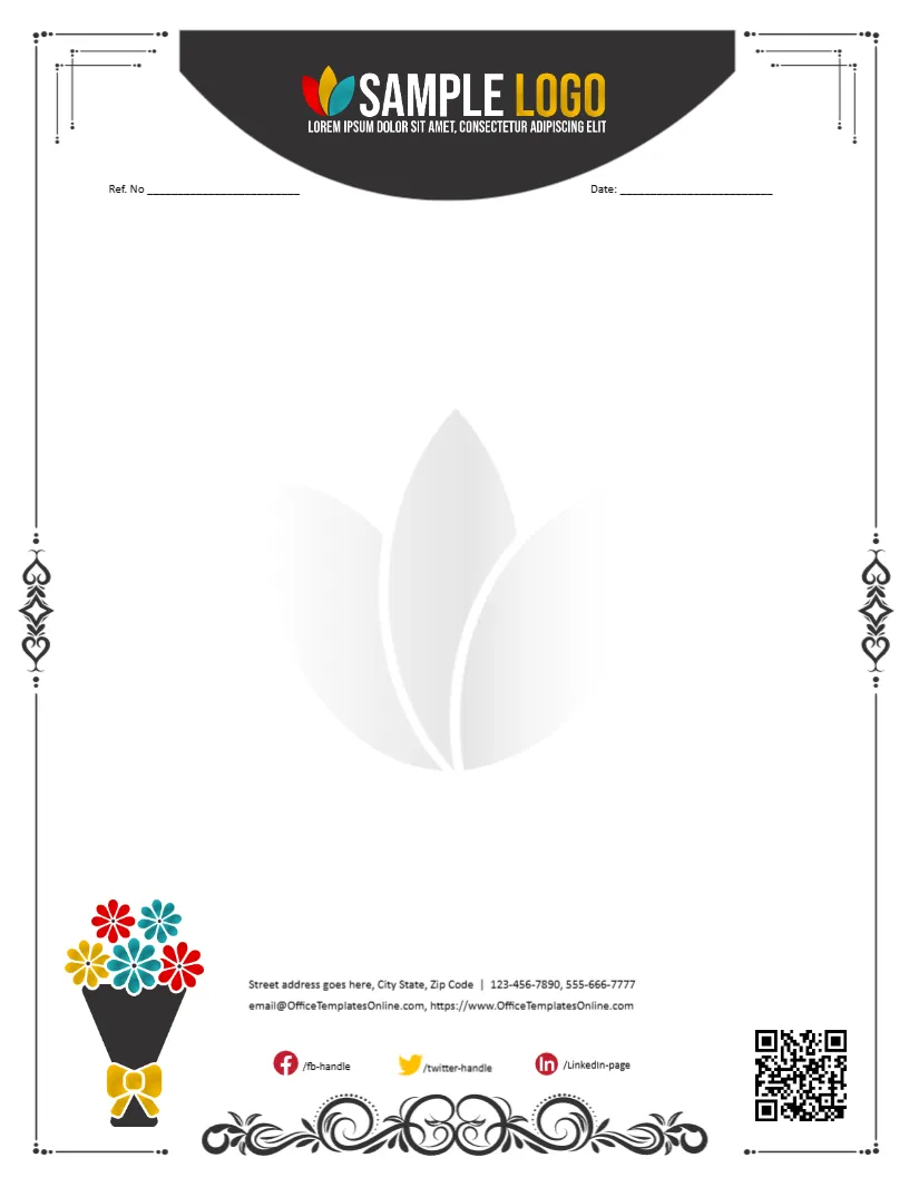 Leatterhead for Florist Company