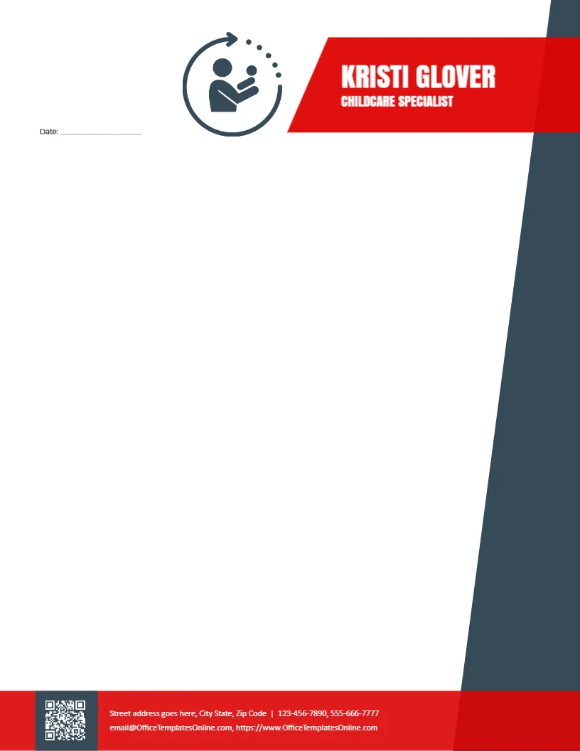 Letterhead for Personal Specialist Childcare
