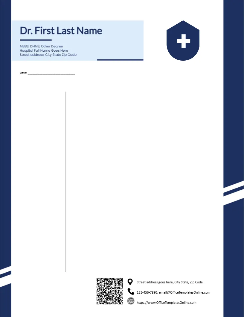 Letterhead for General Practitioners