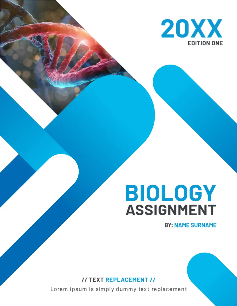 Biology Assignment Cover Page