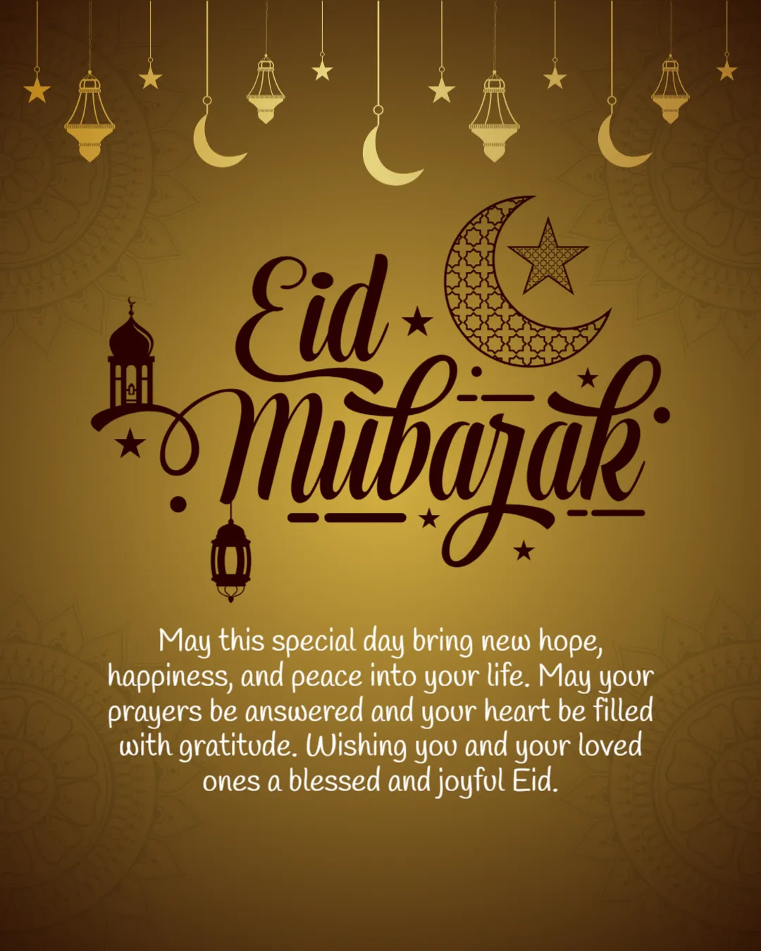 Warm Wishes for Eid – Hopeful Eid Greeting