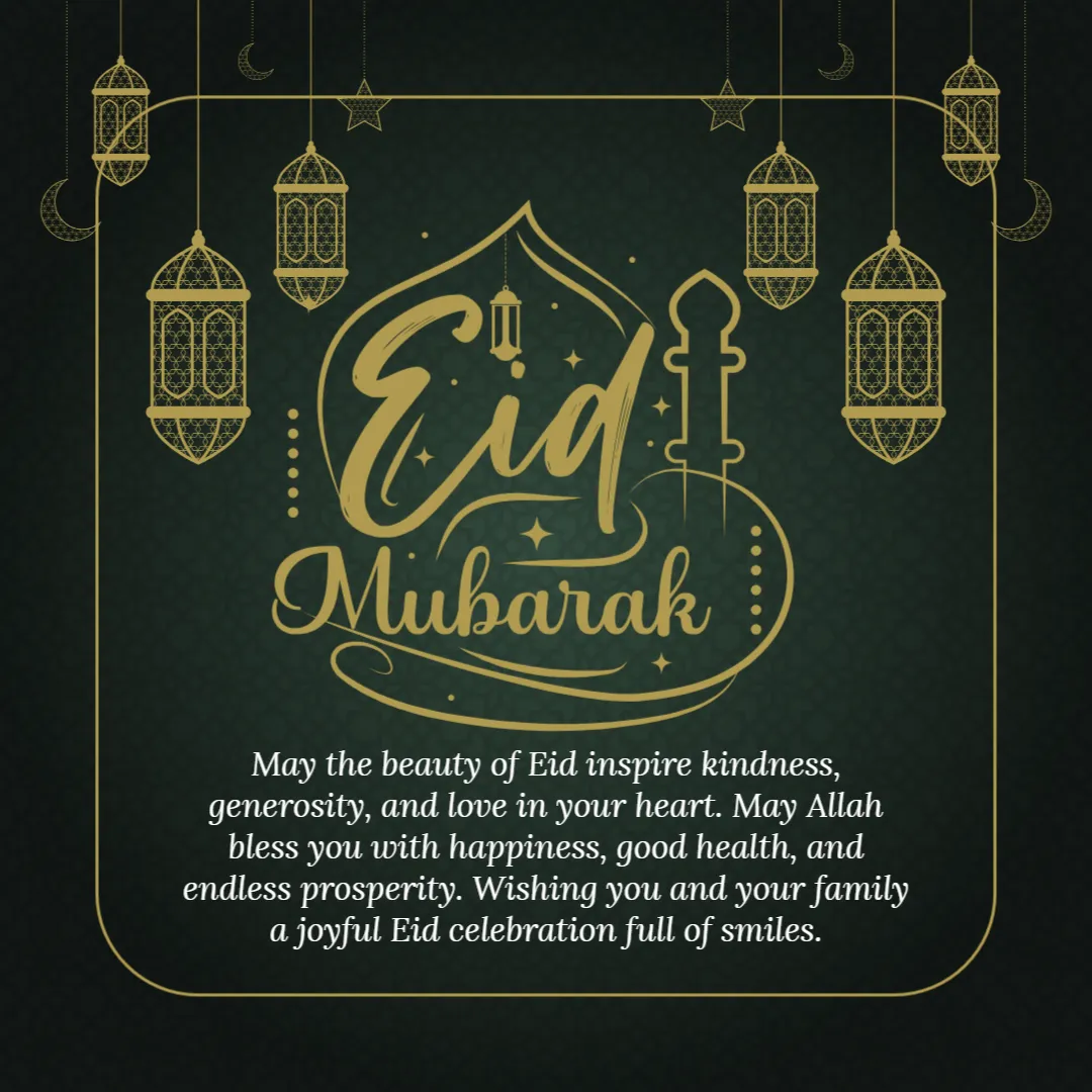 Eid Blessings and Joy – Kindness Eid Wishes