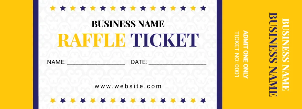 Vintage Raffle Ticket
