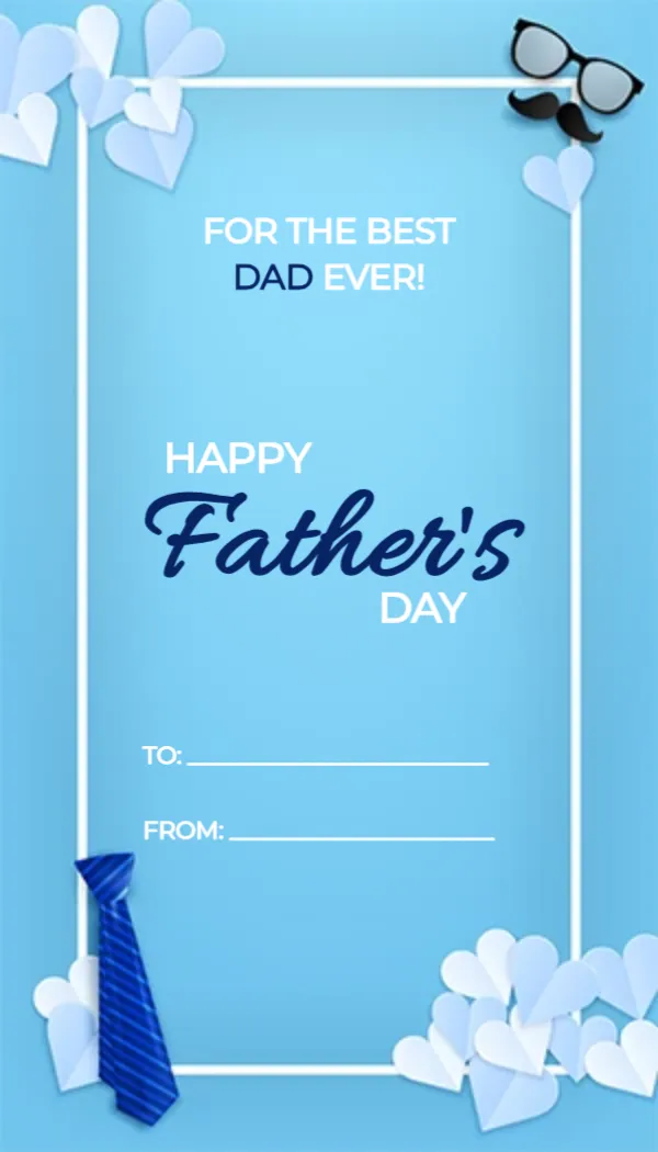 Gift Tag Design for Father’s Day
