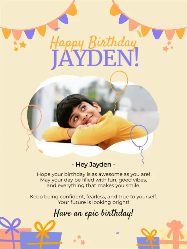 Birthday Card for Teen Boy