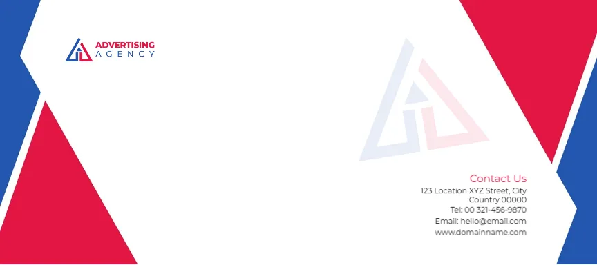 Envelope Design for Advertising Agency