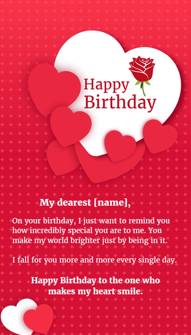 Happy Birthday – To the One Who Owns My Heart