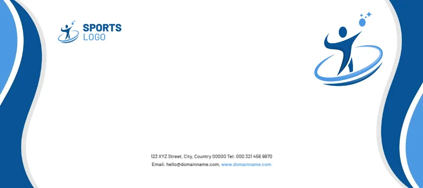 Envelope Template for Sports