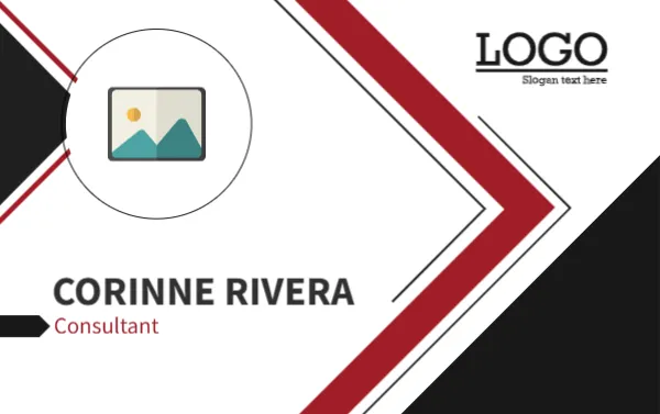 Name Card Format Template for Consultant