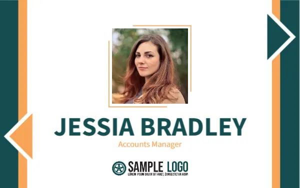 ID Badge Template for Worker
