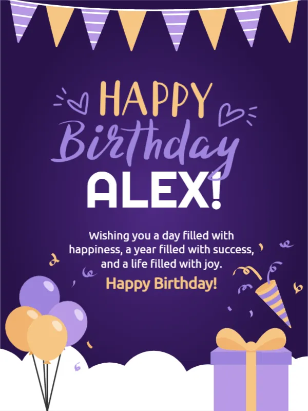 General All-Age Celebration Birthday Card