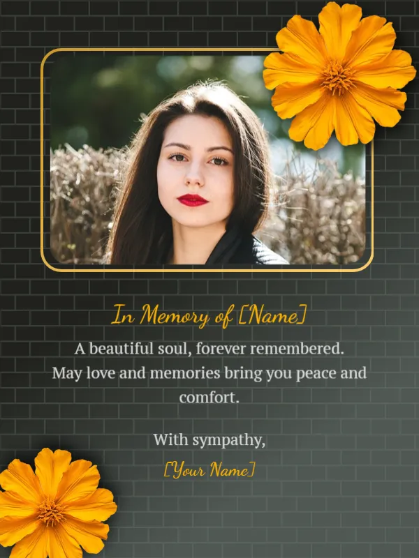 In Memory of a Beautiful Soul