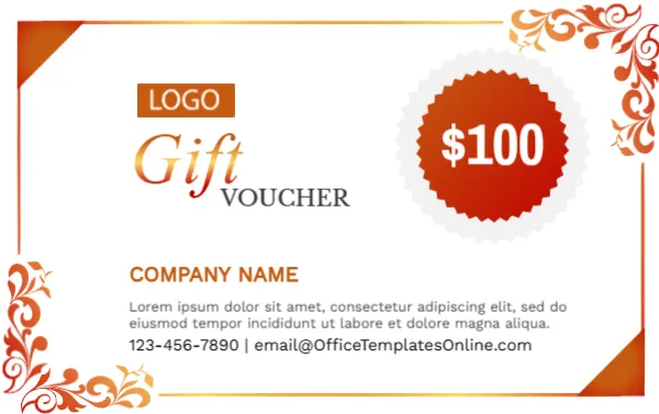General Gift Voucher Design