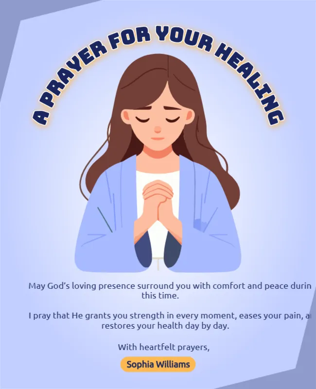 Religious/Prayer Get Well Soon Card