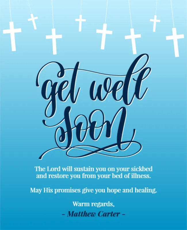 Christian Get Well Soon Card