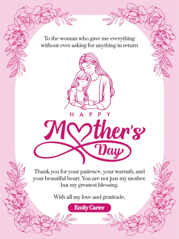 Beautiful Mother’s Day Tribute Filled With Love and Gratitude
