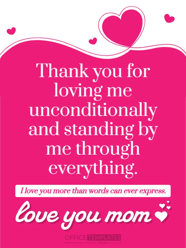 Expressing Deep Love and Thanks to My Dearest Mom