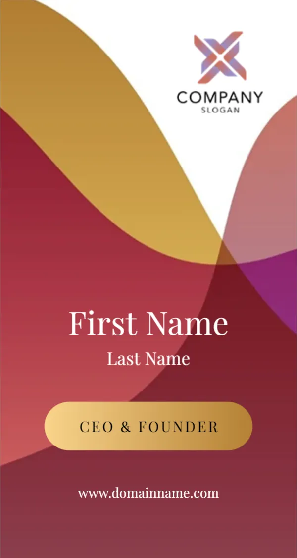 Name Tag Template for Workspace Desk