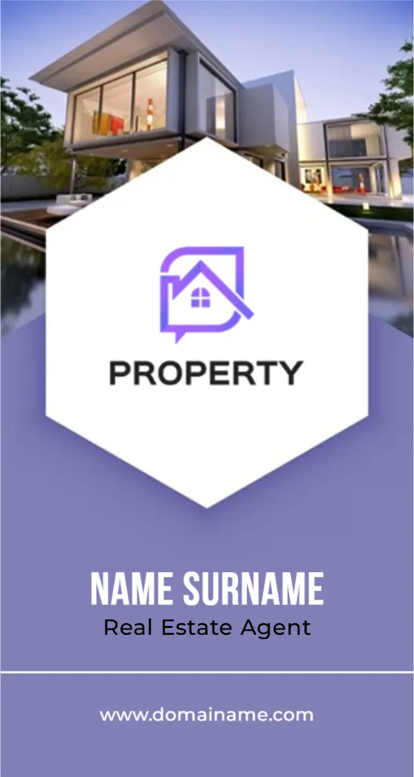 Name Tag Template for Real Estate
