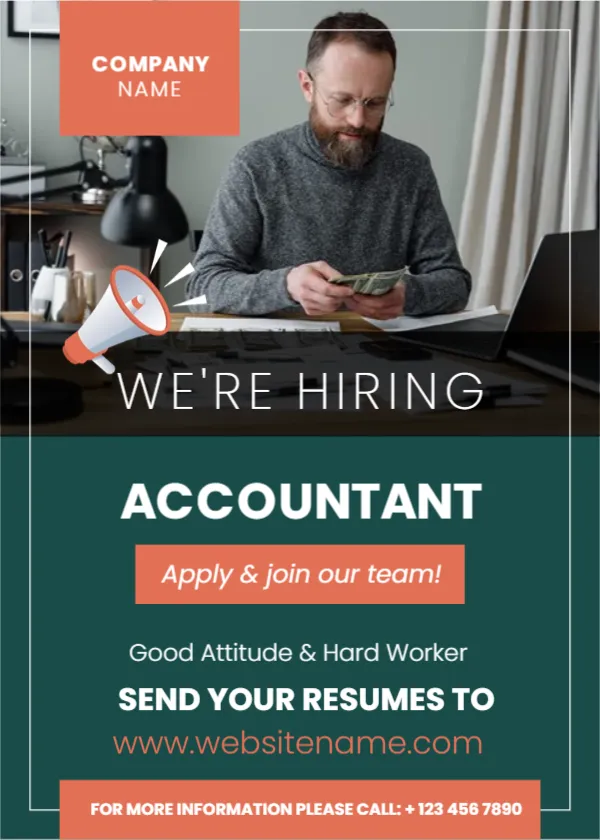 Announcement Template for Accountant Job Vacancy